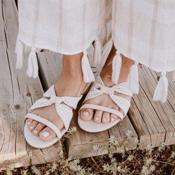 

2020 women summer sandals fashion open toe buckle women shoes flats casual beach ladies plus size sandals 2020 new, Black