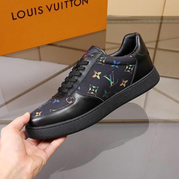 

2020 r8 leather lace-up fashion casual mens luxury designer shoes classic mesh ventilation shoes mens sneakers original box, Black