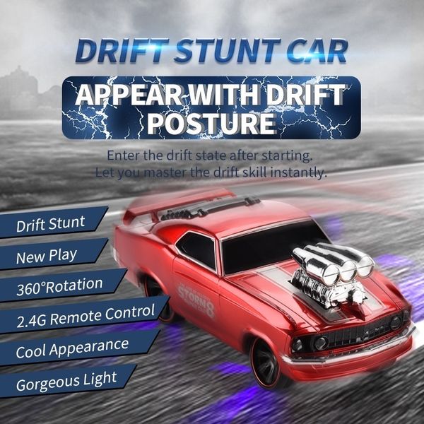 

children rc toys retro cool stunt drift sports car remote control stunt drift racing car kid fun toy