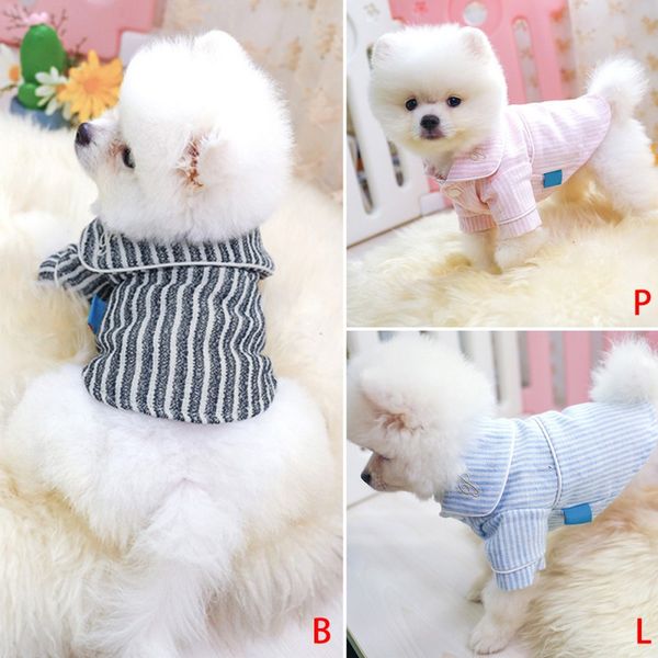

soft cotton dog cat pajamas for small dogs chihuahua yorkshire clothes winter warm pet dog clothing cat puppy jumpsuit pajama