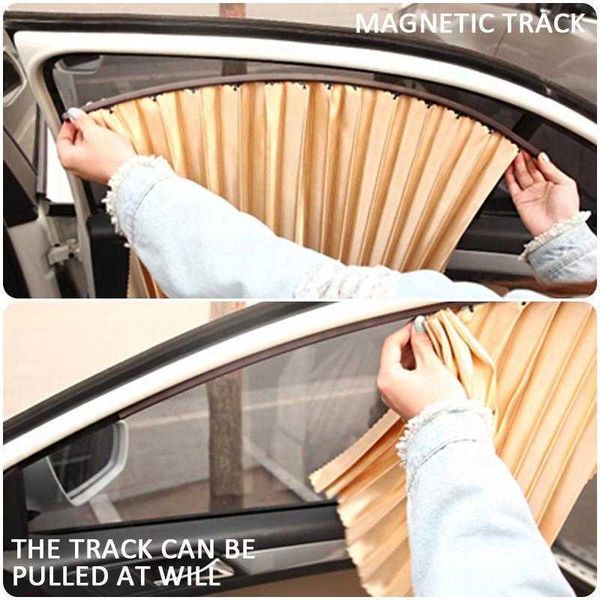 

magnetic car sun shade protection car curtain window sunshade side window mesh sun visor summer protection film