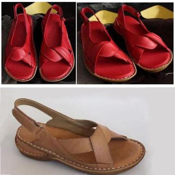 

women knoted sandals flat summer ankle strap female sandals comfortable ladies wj052, Black