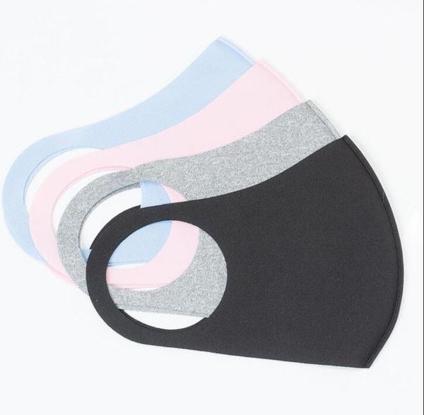 

ice face pm2.5 mask cover mouth anti dust respirator dustproof anti-bacterial washable reusable ice silk cotton masks child dhl1