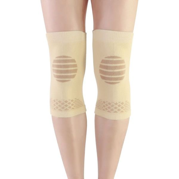 

elbow & knee pads women men knit elastic brace support sleeve socks tendon protector kneepad for outdoor sport training dance gymnastics, Black;gray