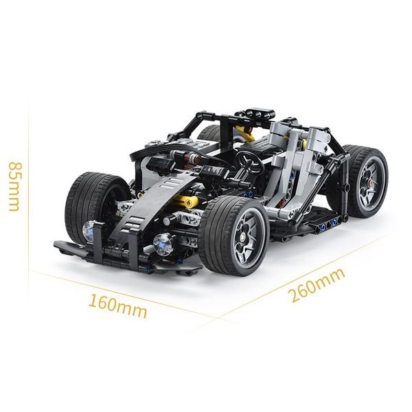 

430pcs monster cardin building blocks car for kid diy creative assembly toys app remote control cool vehicle children gift 06