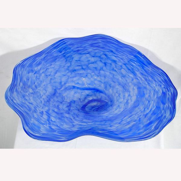 

2020 Wholesale Murano Flower Plates Wall Arts Deco Chihuly Style Wall Lamps for Hotel Lobby Decor