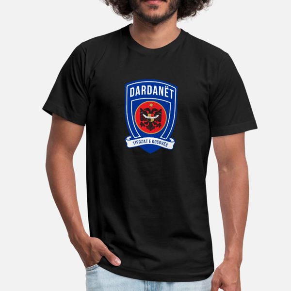 

the dardanÃ«t football crest t shirt men designing cotton crew neck gents sunlight building spring formal shirt