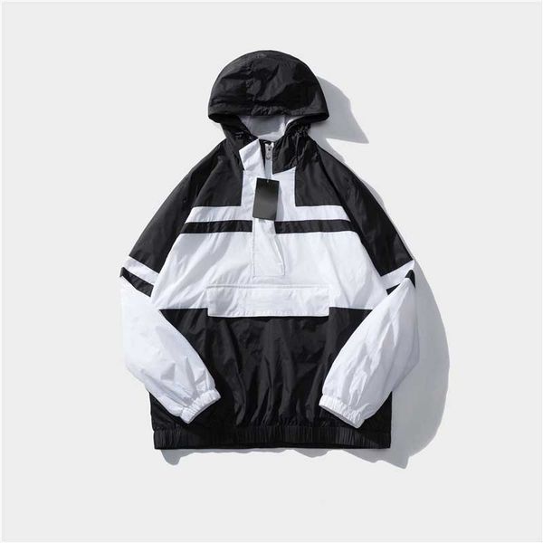 

20fw letter embroidery jacket for men women fashion couple jackets autumn winter casual active long sleeve panelled clothing size m-2xl, Black;brown