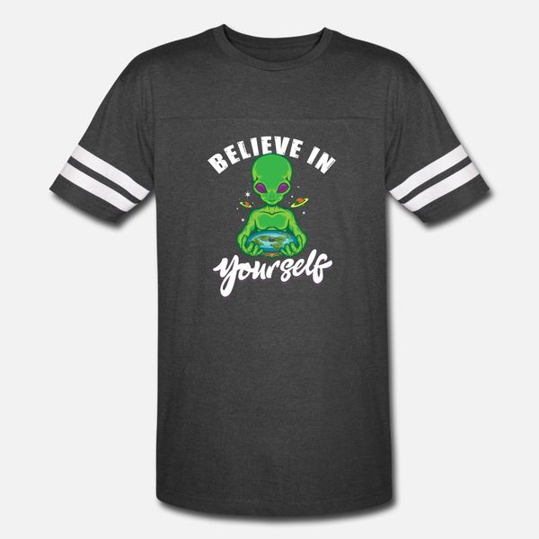 

believe in yourself aliens t shirt men printing tee shirt s-3xl pictures crazy humor summer formal shirt