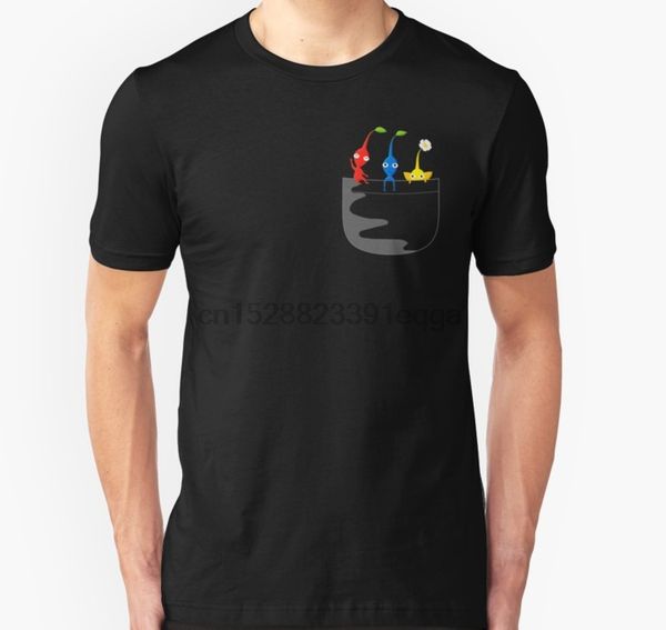 

мужчины с коротким рукавом тенниска pikmin карманный tee unisex тенниска женщины тенниска