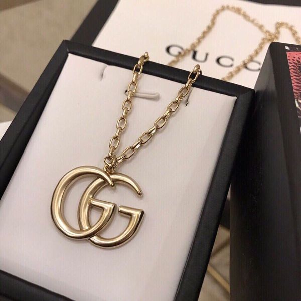 

italy fashion style gold pendant necklaces women necklaces designer luxury men pendant necklace with box, Silver