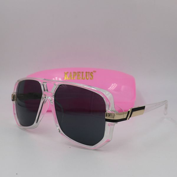 

european new sunglasses big frame sunglasses street hip-hop 99014, White;black