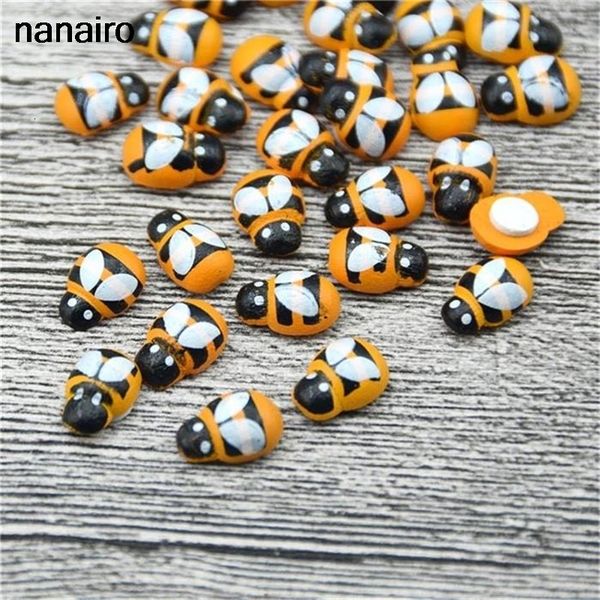 

20pcs artificial handmade wood bee wedding plus family ceiling diy gift decoration garden