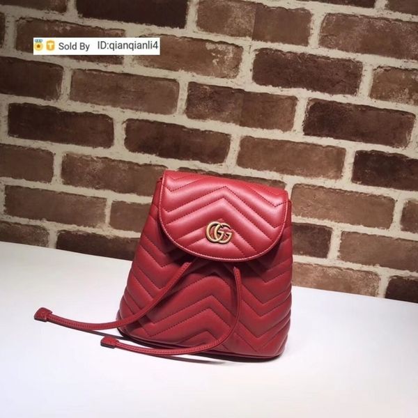 

qianqianli4 fzs2 2019 celebrity letter embossing v-shaped backpack cowhide leather woman 528129 mini travel bag