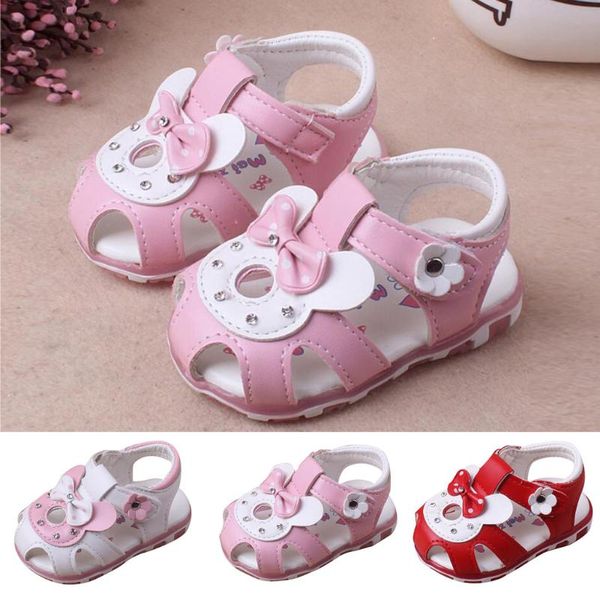 

новые лето дети одиночные обувь мода bowknot кристалл дети prewalkers для девочек малышей детские выдалбливают принцесса обувь