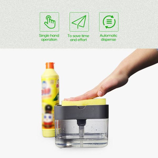 

soap dispenser holder cleaning liquid pump dispenser container manual press soap kitchen clean accessories