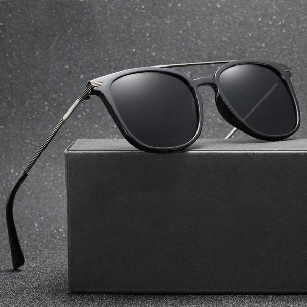 

square men's polarized mirror sun glasses female eyewears accessories black tr90 frame sunglasses for men gafas de sol, White;black