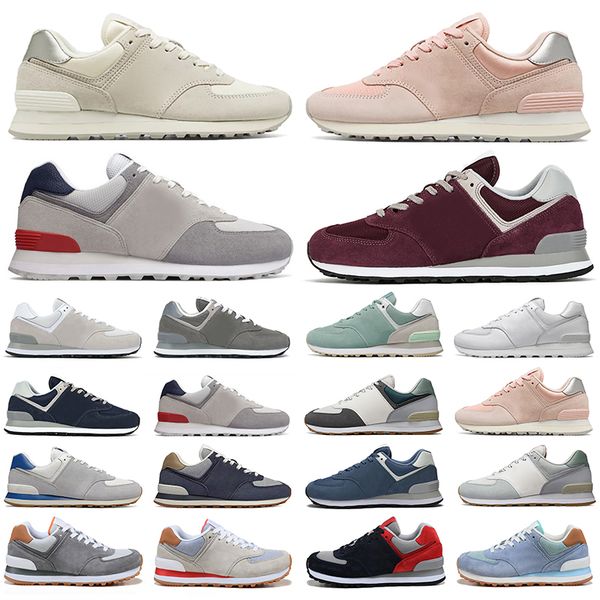 

2020 new mens sneakers running shoes womens sports pink classic grey navy bule black jogging breathable vintage outdoor size 36-44