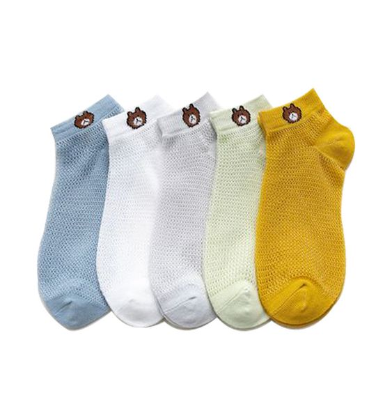

colorful fruit invisible summer comfortable cotton short woman sweat girl women's boat socks ankle low female, Black;white