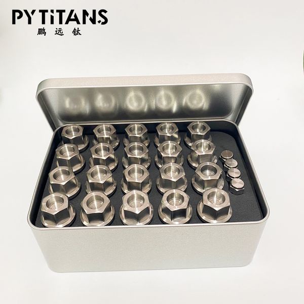 

factory shole sale gr5 titanium alloy hub nuts for racing car 53 long bolts for modified external thread m14/12*1.25 /1.5 mm