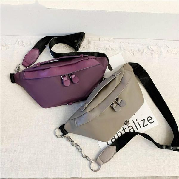 

women mobile phone pouch chain fanny chest pack practical classic creative design chic travel daily waist belt purse