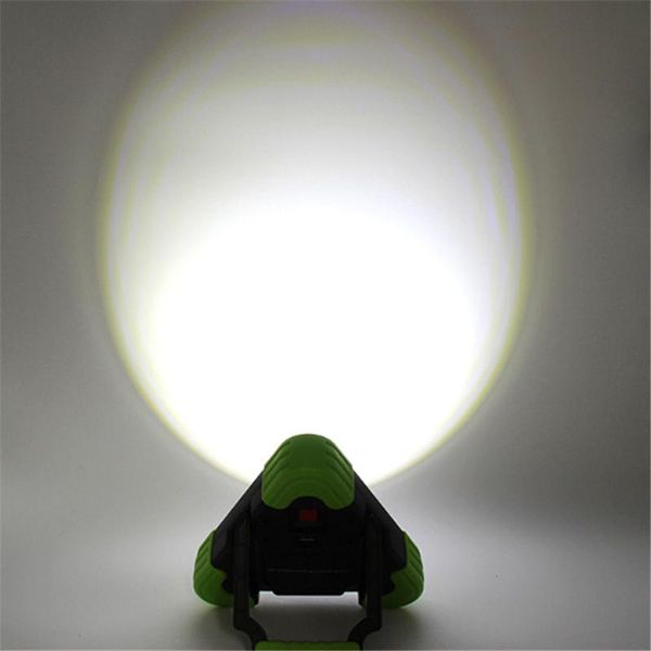 

portable led cob usb solar work light waterproof caution lamp 5 modes outdoor camping emergency lantern 18650 rechargeable