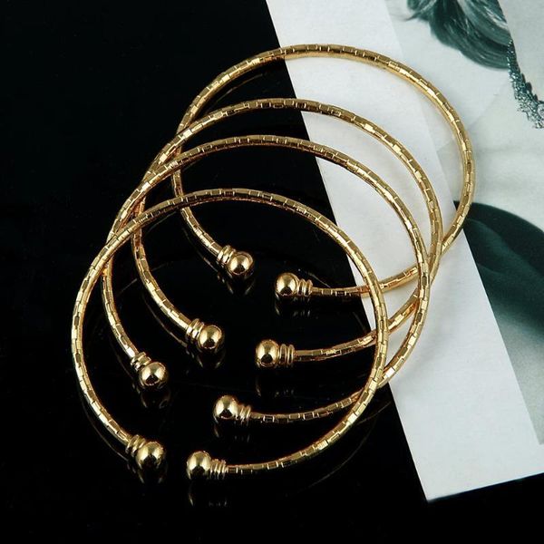 

dubai ethiopian gold color bracelet africa bangle arab charm women jewelry, Black