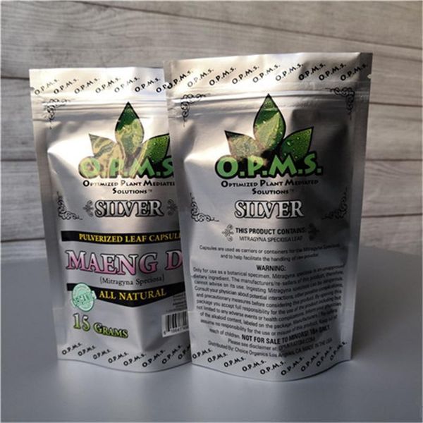 

mylar maengda bag child silver and reserve malay flower bags o.p.m.s. special thai herb resealable dry smell proof qqds mzkts