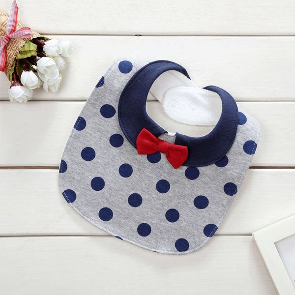 

baby bibs babies waterproof bib fashion necktie bow infant saliva towel baby burp cloths accessories, Slivery;white