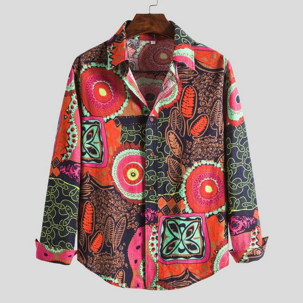 

2020 oeak new arrival men's long sleeve shirt korean slim floral casual shirt men, White;black