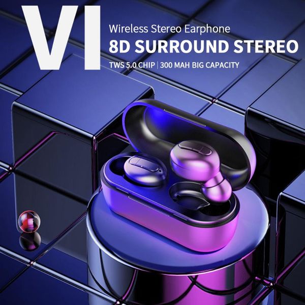 

wireless bluetooth headset mini waterproof portable design tws earphone stereo earbuds for sport/vehicle/gym/travel/street