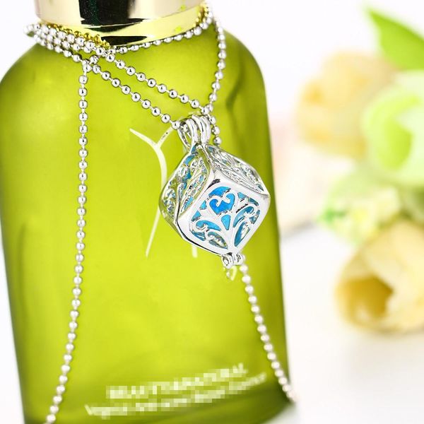 

ожерелье magical box площади цвет продажа ювелирных изделий горячие с моды шары refill подвеска ароматерапия locket chain6pcs 23,62 диффузор