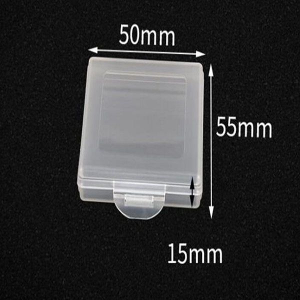 200 stücke Kleine Fall PP Transparent Kunststoff Lagerung Box Pack boxen DIY Machen Schraube Teile Maniküre Nagel Material Zubehör