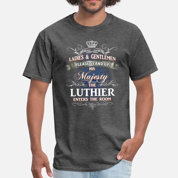 

для мужчин работа luthier t shirt men фитнес tee shirt s-3xl homme фитнес мода лето kawaii