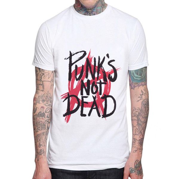 

2019 new camisetas punk's not dead men t shirt mens t-shirts print casual tshirt o-neck short sleeve cotton ing