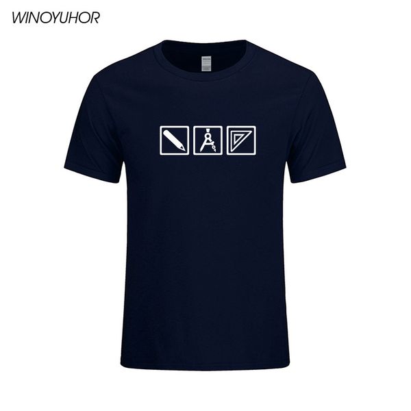 

architect tools print t shirt men summer cotton t-shirt cool novelty funny gift t-shirt men fashion tee