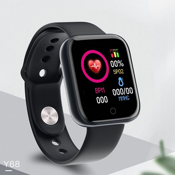 

alarm clock 2020 new fitness tracker smart watch men's women *heart rate* monitor ips full touch screen sports watch running pedometer