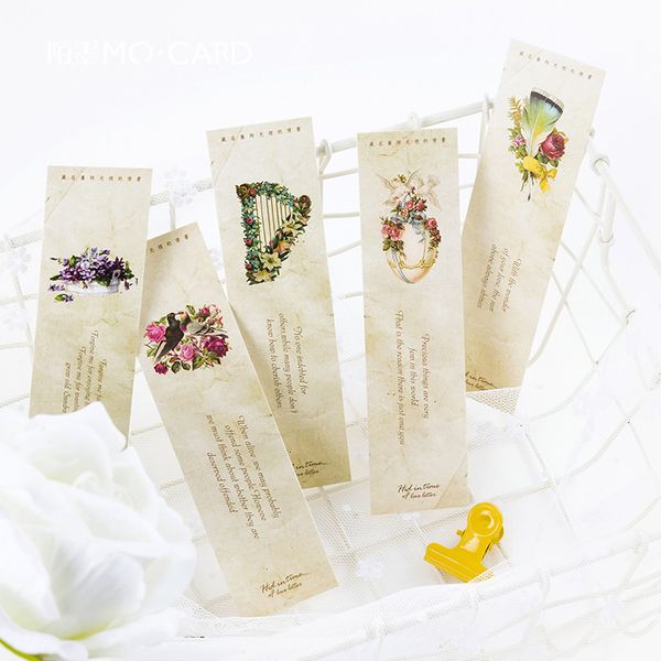 

30 pcs/pack hid in time of love letters bookmark paper cartoon animals bookmark promotional gift stationery dual note message