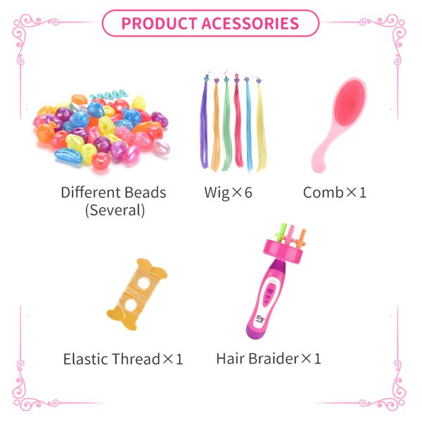 

kid toy diy electric hair braider mini bradier mechine multicolor automatically braider for & kid baby
