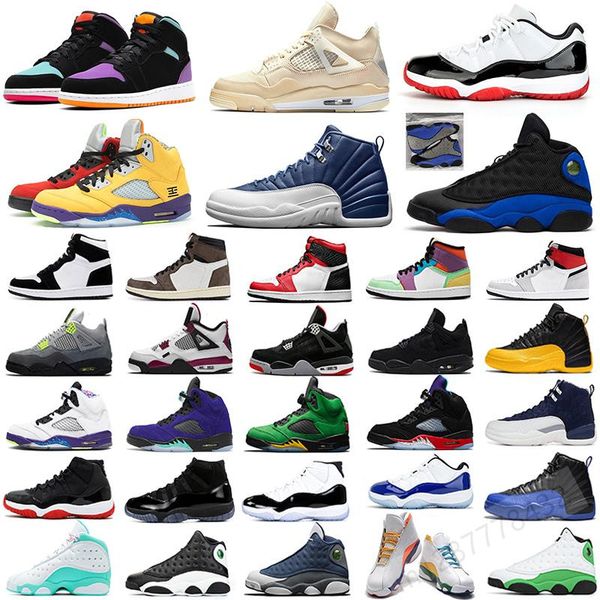 

jumpman 1 men women basketball shoes sail 4 bred 11s reflective hyper royal 13 indigo 12 alternate grape 5 mens trainers sports sneakers