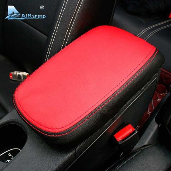 

airspeed genuine leather center control armrest box sleeve covers for gla 200 220 260 cla c117 a class car-styling