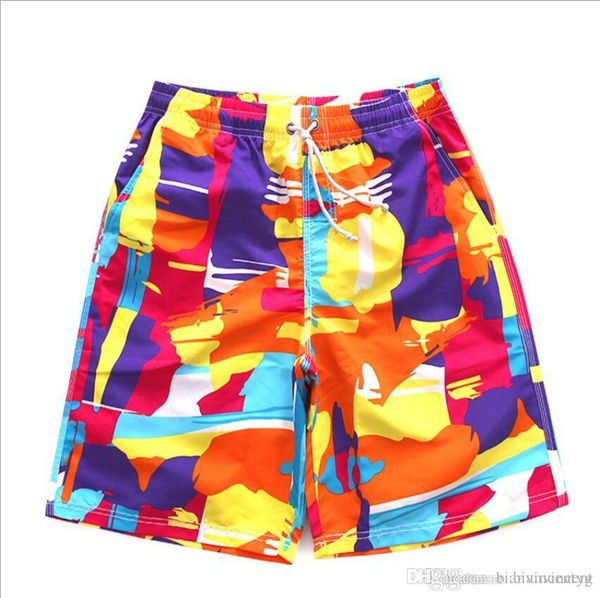 

wholesale resaling summer dry loose beach shorts casual swim swimwear print pants mens s-pants fashion trunks size s-xxxl, Blue