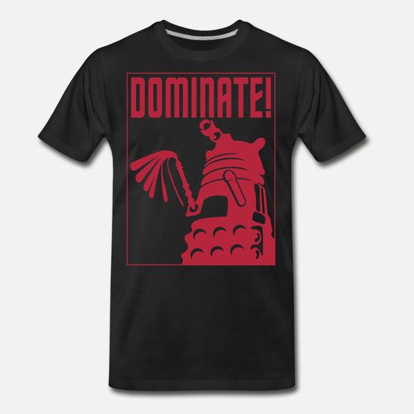 

dalek dominate t shirt men custom tee shirt s-xxxl kawaii interesting authentic summer style slim shirt