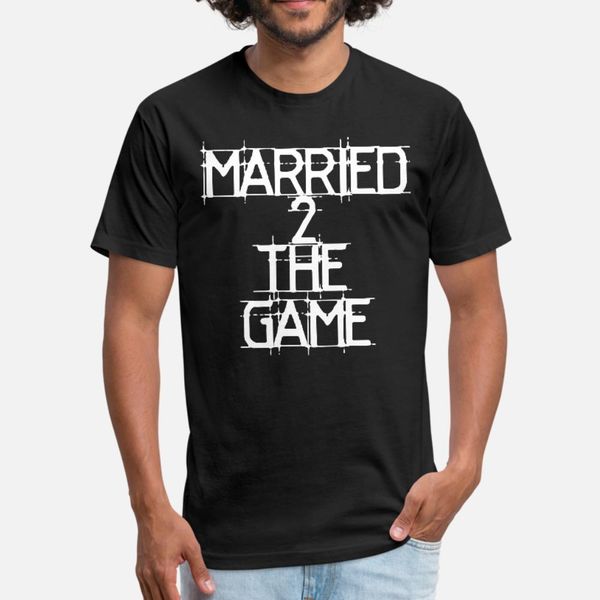 

married 2 the game t shirt men character 100% cotton o neck original interesting fashion summer letters shirt