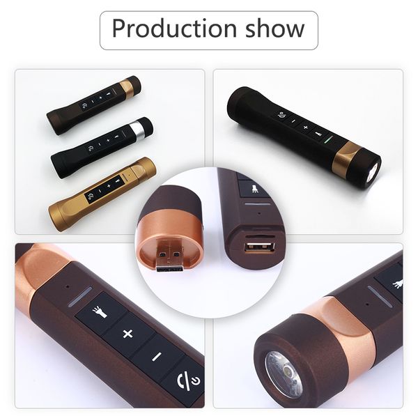 

4 in 1 wireless speaker bluetooth outdoor sport bicycle fm radio led bike light lamp riding music loudspeaker sound system