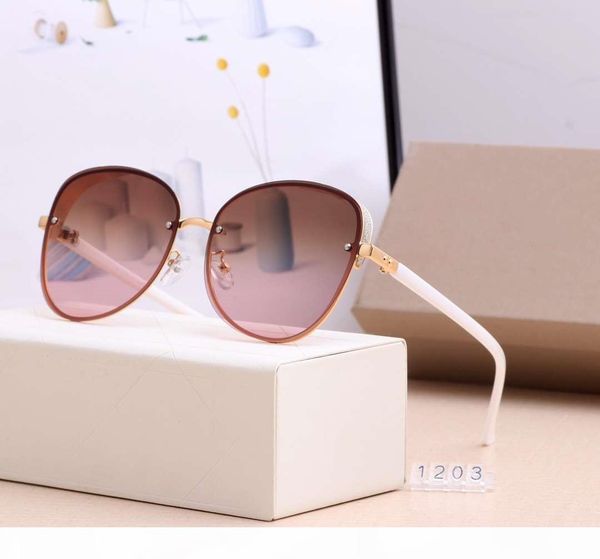 

d letters womens designer sunglasses beach sunglasses woman adumbral goggle glasses uv400 1203 5 color with box, White;black