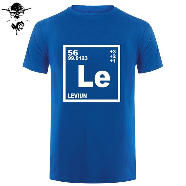 

levi периодический элемент - mens t-shirt - geeky / химия - smans уникальный хлопок короткие рукава o-образным вырезом футболка freeshipping