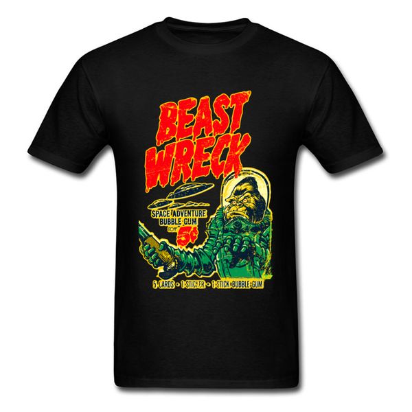 

beast wreck orangutan space adventure tshirts cotton & tees fitness tight t-shirts for men drop shipping
