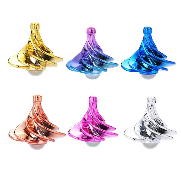 

wind spinning new colorful metal gyroscope magic wind spinning stress relief toys fidgets spinner children toys