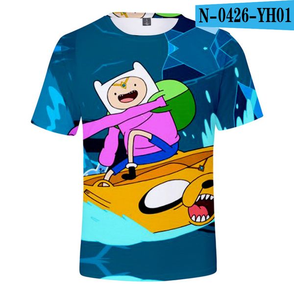 

adventure time finn and jake the dog face man woman 3d print shirts humor horror hippie men clothing